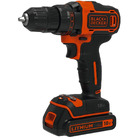 Аккумуляторная дрель-шуруповерт Black&Decker BDCDD186K1B