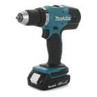 Аккумуляторная дрель-шуруповерт Makita DDF453SYE+набор сверл D-20769+очки PGW-180110/CLEAR+перчатки PGH-160350-L — Фото 22